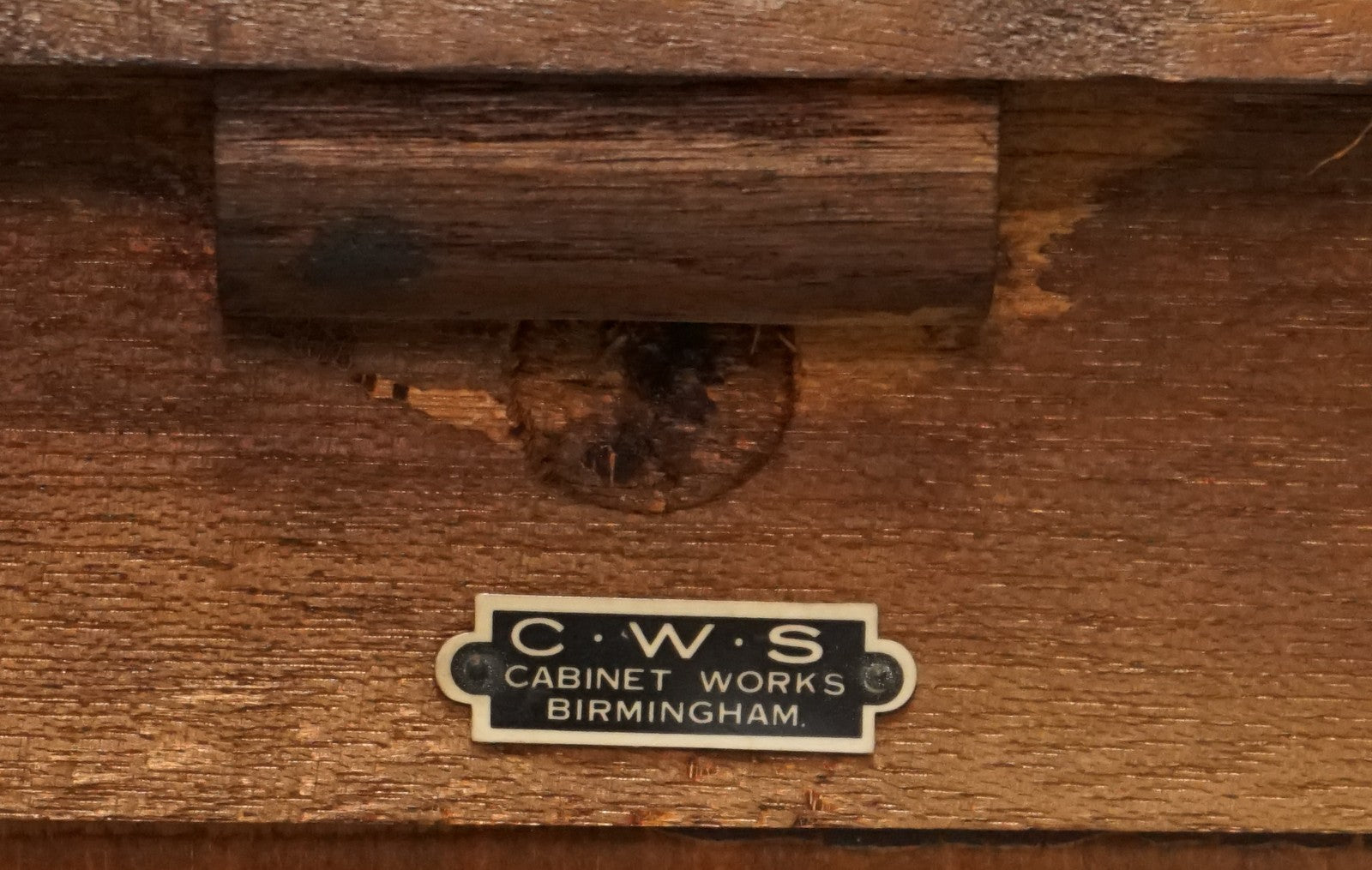 1930s ART DECO C.W.S CABINET WORKS DRESSING TABLE WITH MIRROR