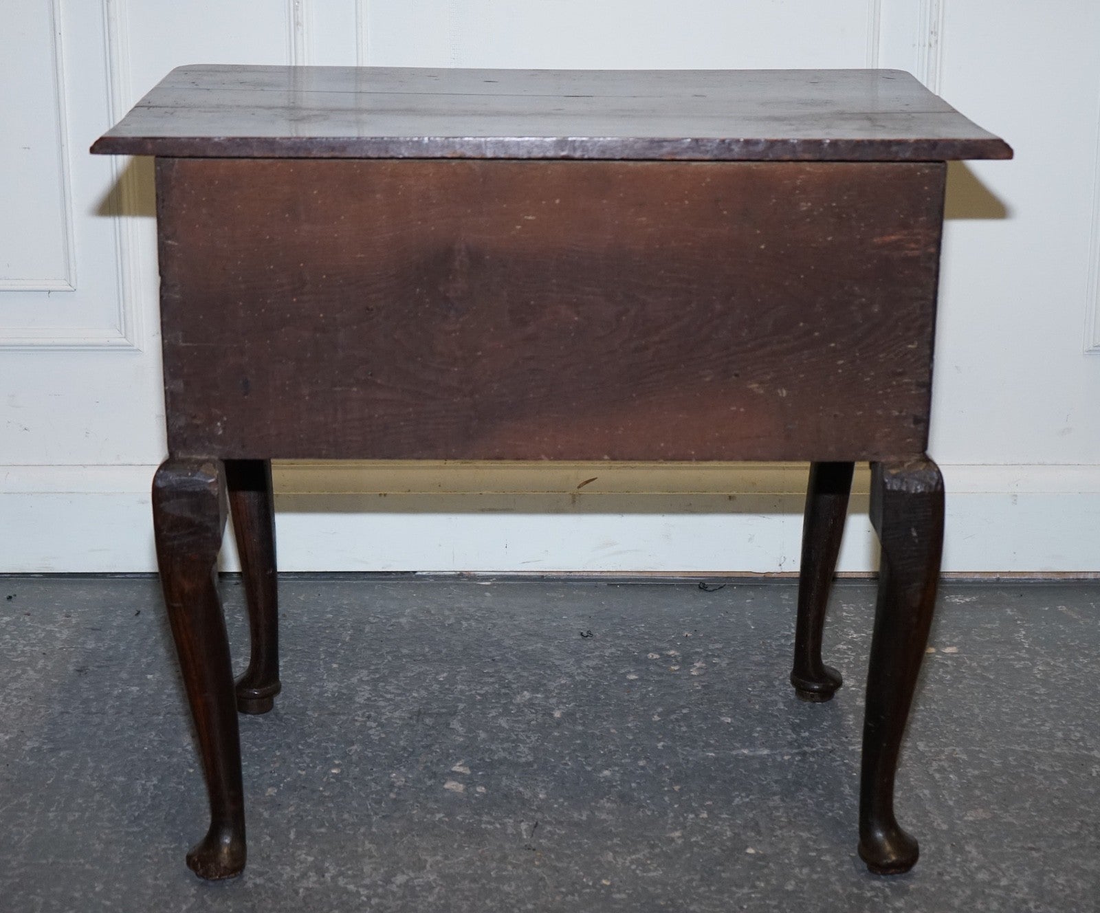 ANTIQUE 18TH CENTRY ENGLISH GEORGIAN GEORGE II OAK SMALL DESK NIGHTSTAND LOWBOY