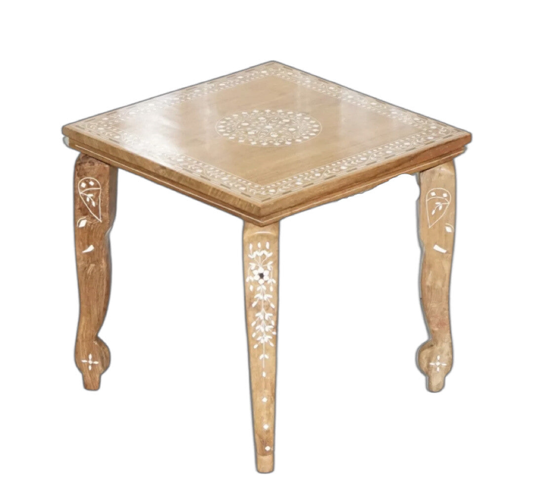 ANGLO INDIAN INLAID. WOODEN TABLE