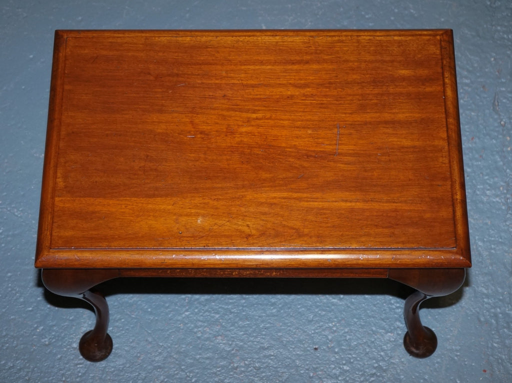 VINTAGE HARWOOD QUEEN ANNE STYLE LOW TABLE