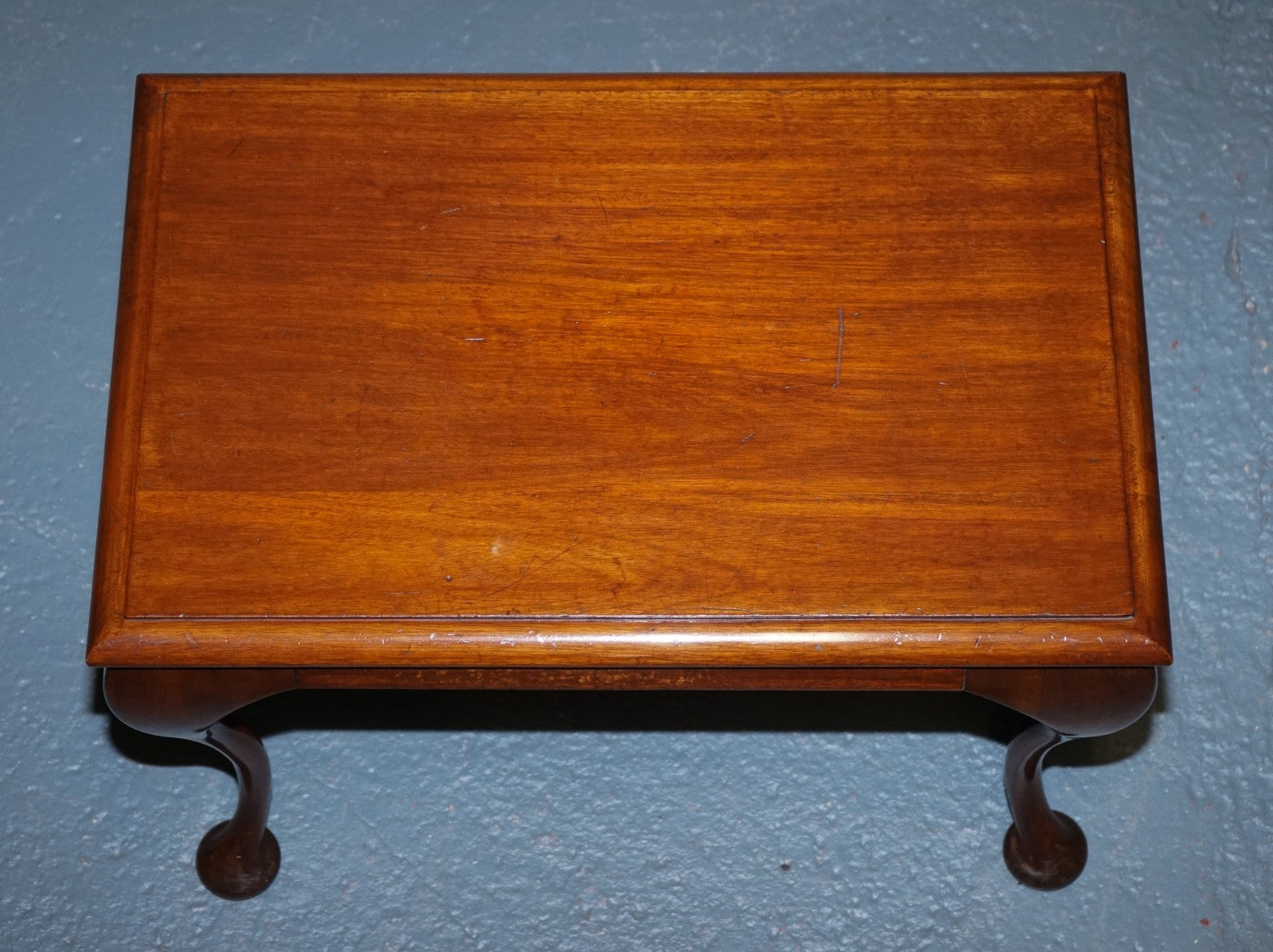 VINTAGE HARWOOD QUEEN ANNE STYLE LOW TABLE