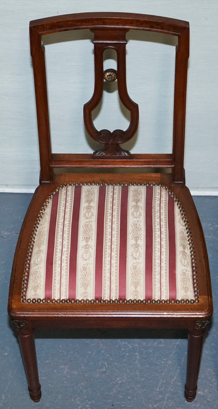 PAIR OF VINTAGE HARDWOOD DINING CHAIRS