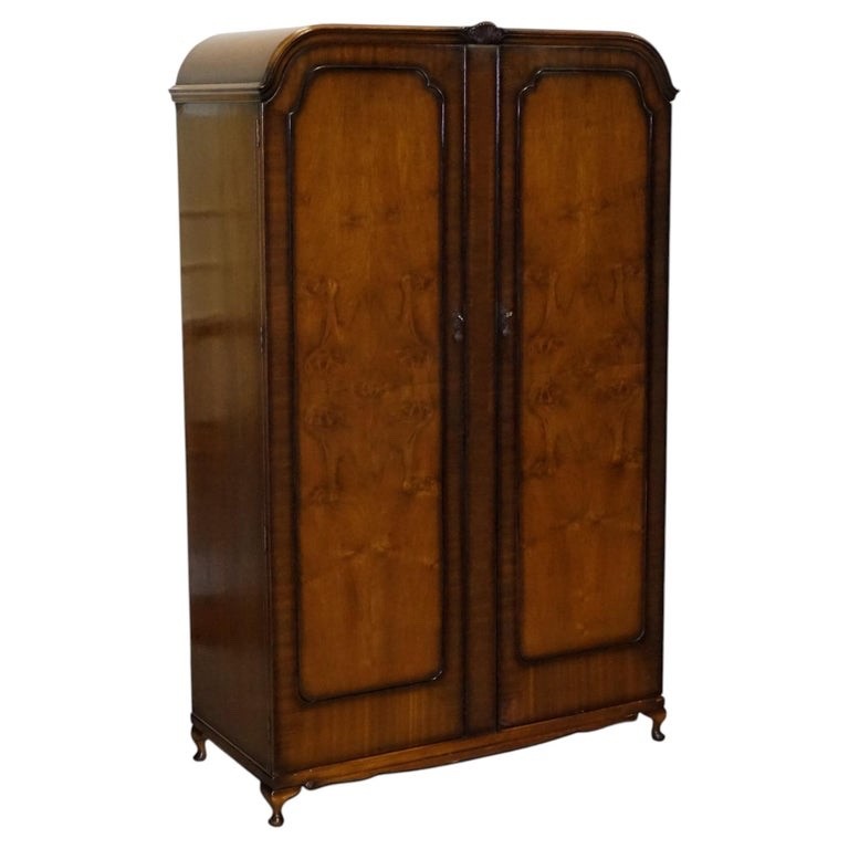 ART DECO 1920'S LARGE TWO DOOR WARDROBE OR AMOIRE