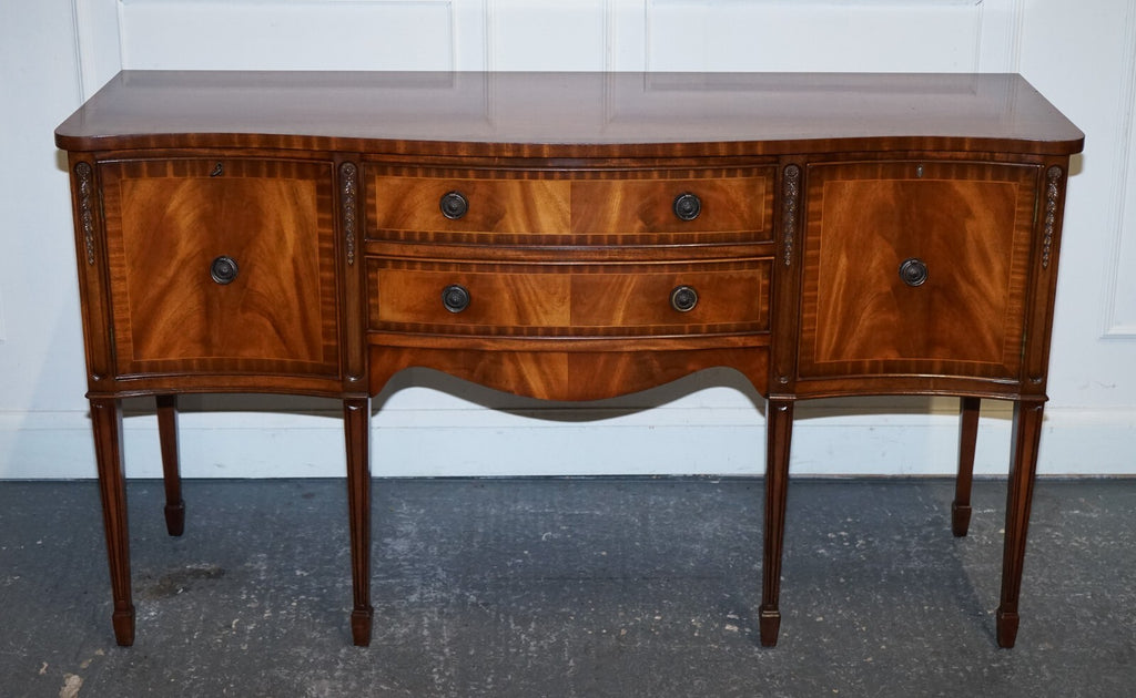 VINTAGE EDWARDIAN STYLE HARDWOOD SIDEBOARD MADE BY JAYCEE FURNITURE