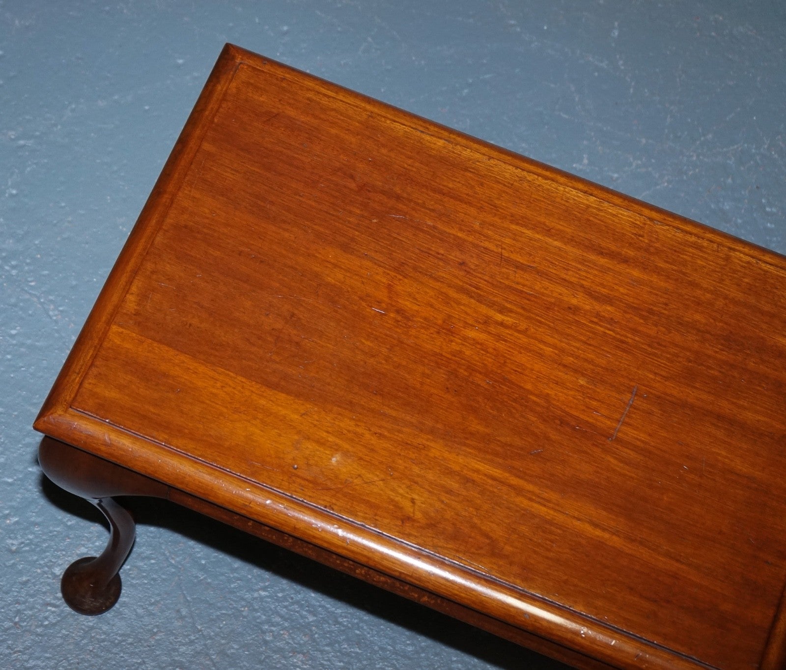 VINTAGE HARWOOD QUEEN ANNE STYLE LOW TABLE