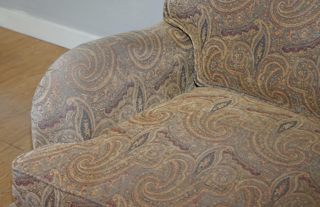 MULBERRY DESIGNER RARE MADE TO ORDER FEATHER FILLED HOWARD STYLE TWO SEATER SOFA