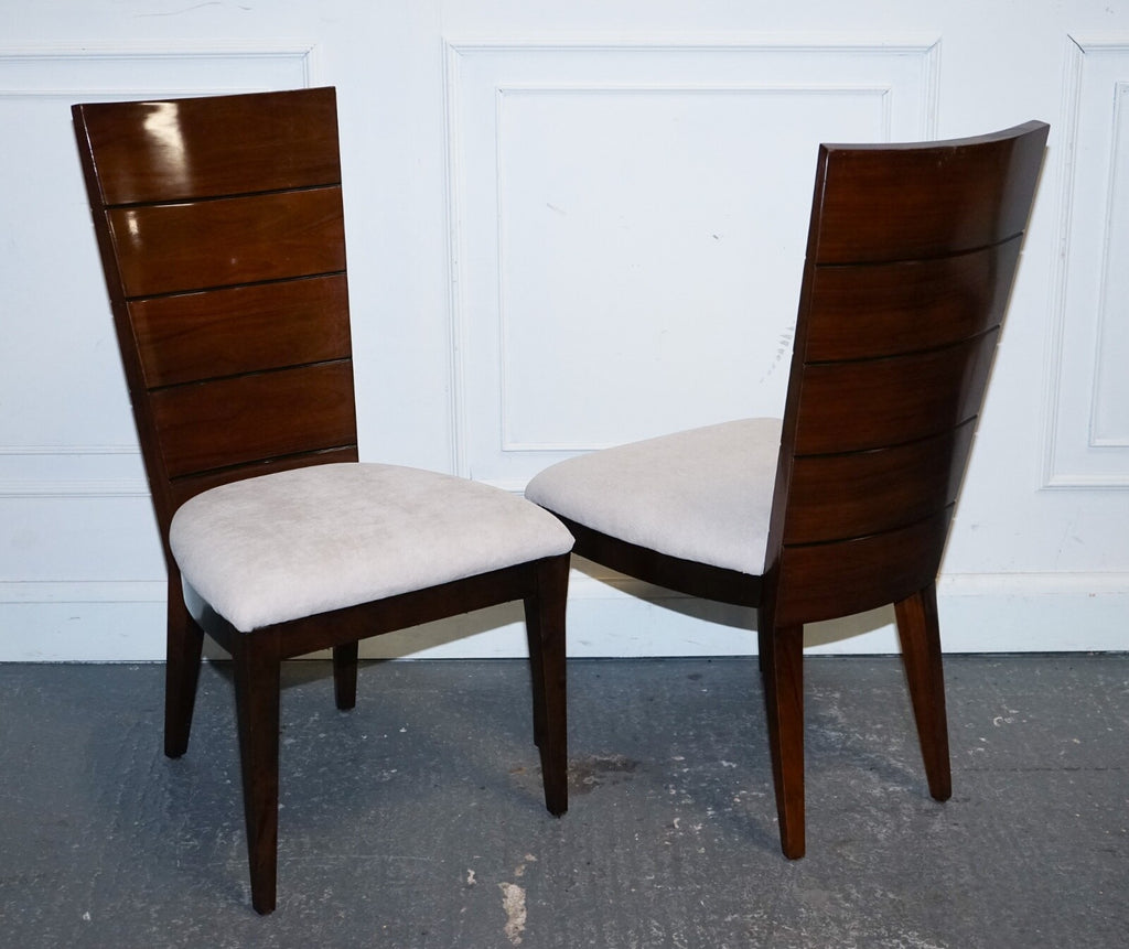 SET OF  10 DINING ART DECO STYLE CHAIRS BY GIORGIO COLLECTION ITALIAN DESIGNER
