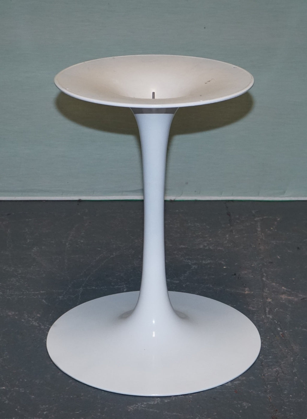 VINTAGE 1960s ARKANA TULIP DINING MARBLE TOP TABLE BY MAURICE BURKE