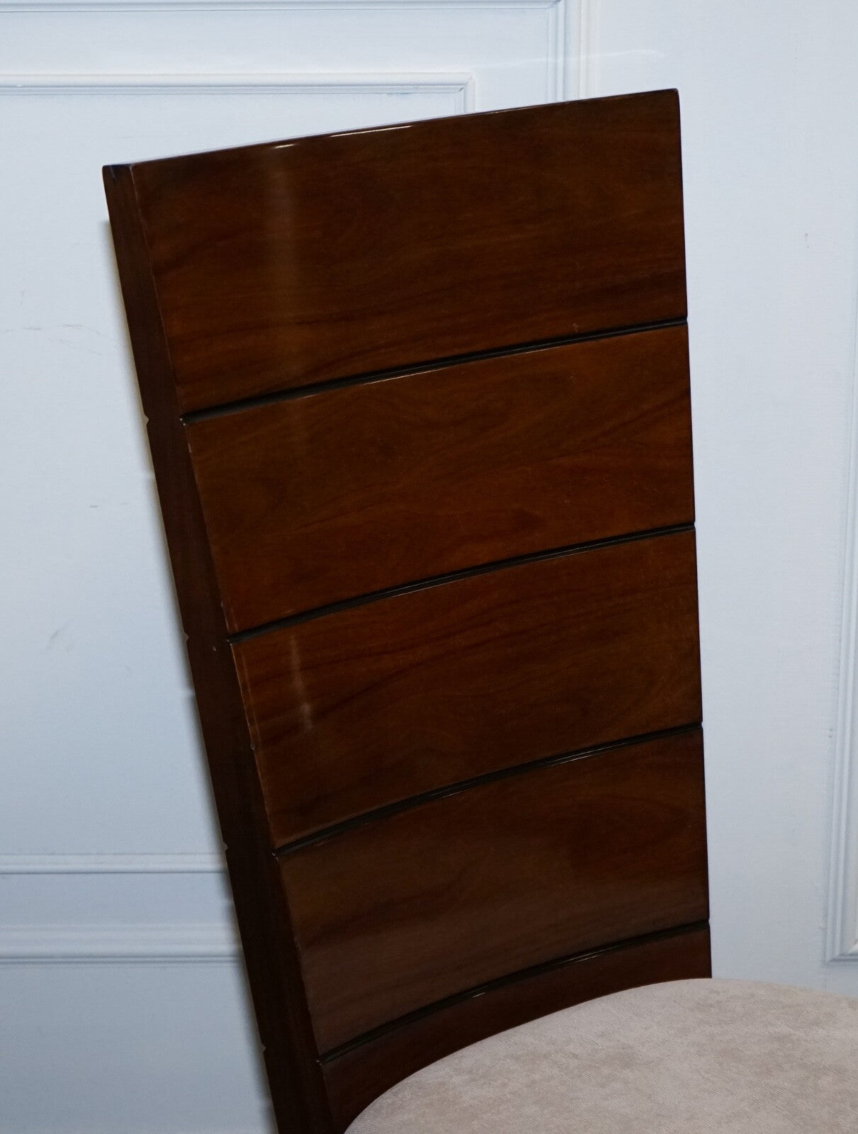 SET OF  10 DINING ART DECO STYLE CHAIRS BY GIORGIO COLLECTION ITALIAN DESIGNER