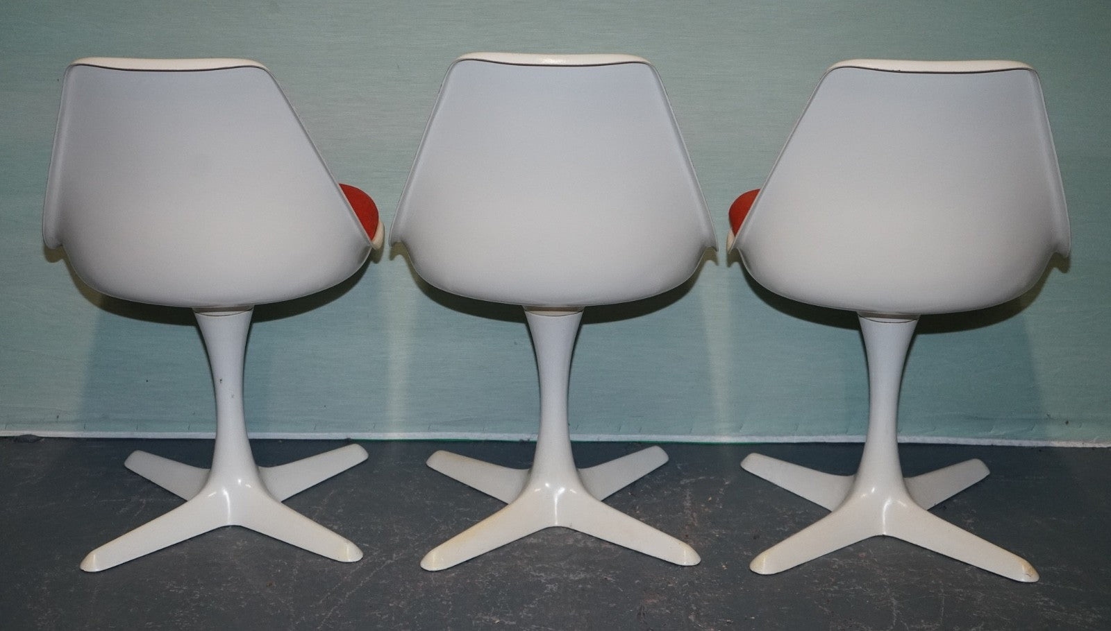VINTAGE 1960s ARKANA BY MAURICE BURKE SET OF 5 DINING CHAIRS