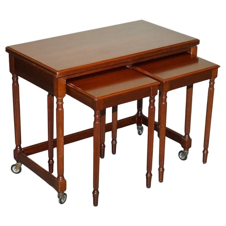 MCINTOSH MID CENTURY NESTiNG EXTENDABLE TABLE SET
