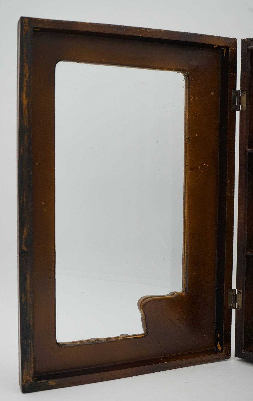 ANTIQUE ANGLO DUTCH CIGAR CO. WILLEM II OAK GLAZED SHOP COUNTER DISPLAY CABINET