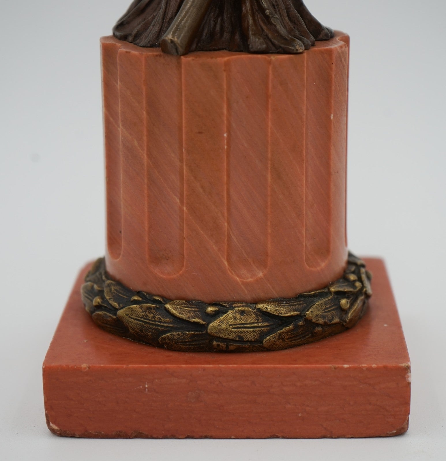 ANTIQUE 1885-1930 GEORGE VAN DER STRAETEN BRONZE BUST OF DUTCH LADY