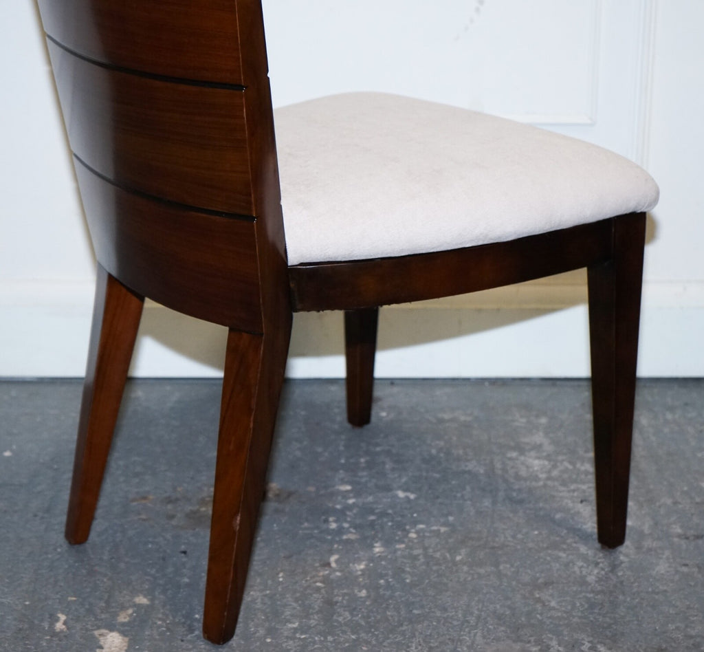 SET OF  10 DINING ART DECO STYLE CHAIRS BY GIORGIO COLLECTION ITALIAN DESIGNER