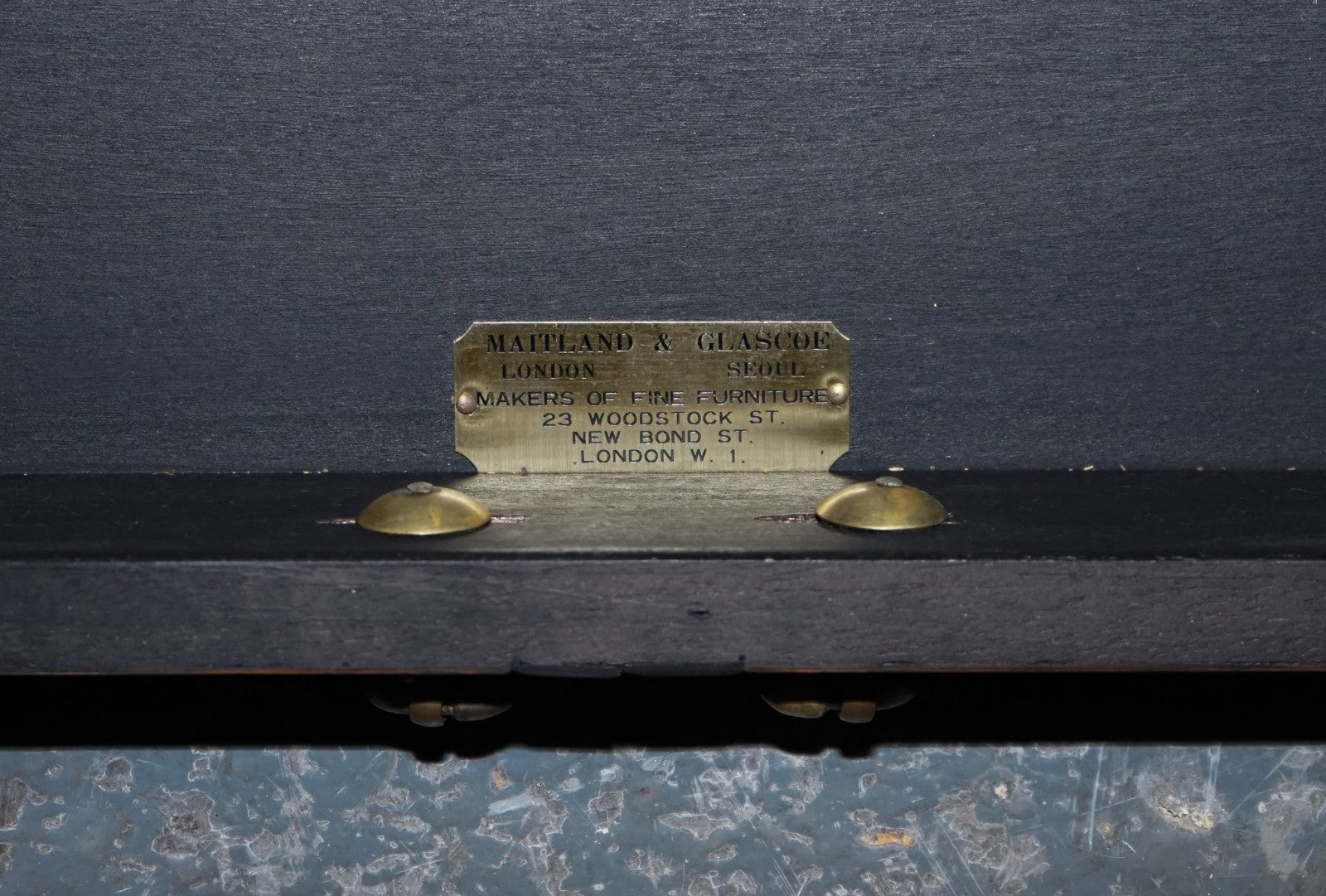 CIRCA 1950'S  MAITLAND & CLASCOE WAVEN FAUX BAMBOO PAGODA COFFEE TABLE DRAWERS