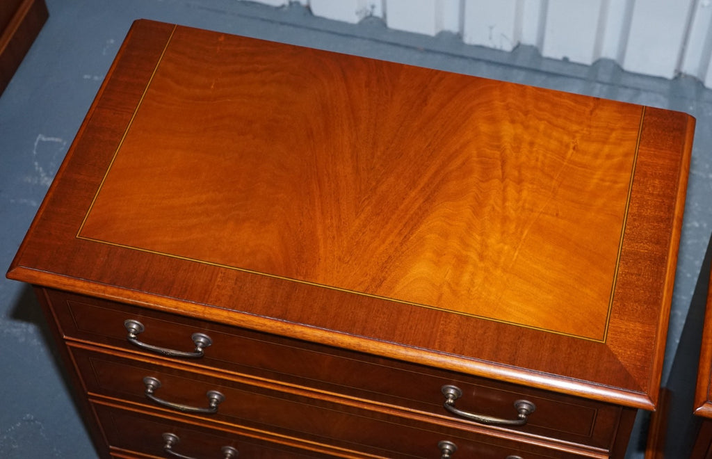 PAIR OF LARGE EDWARDIAN STYLE CHEST OF DRAWERS MADE BY PAUL SMITH BRIGHTON (2/3)