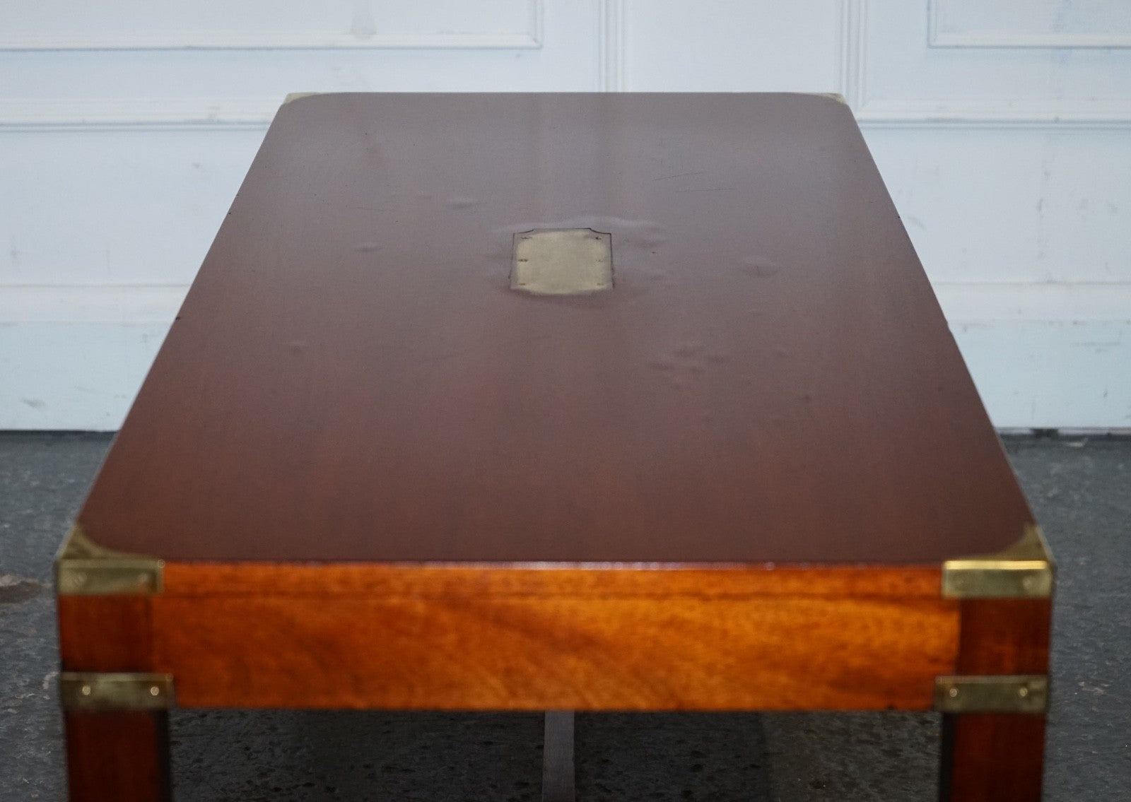 RESTORED HARRODS KENNEDY LONDON MILITARY CAMPAIGN COFFEE TABLE