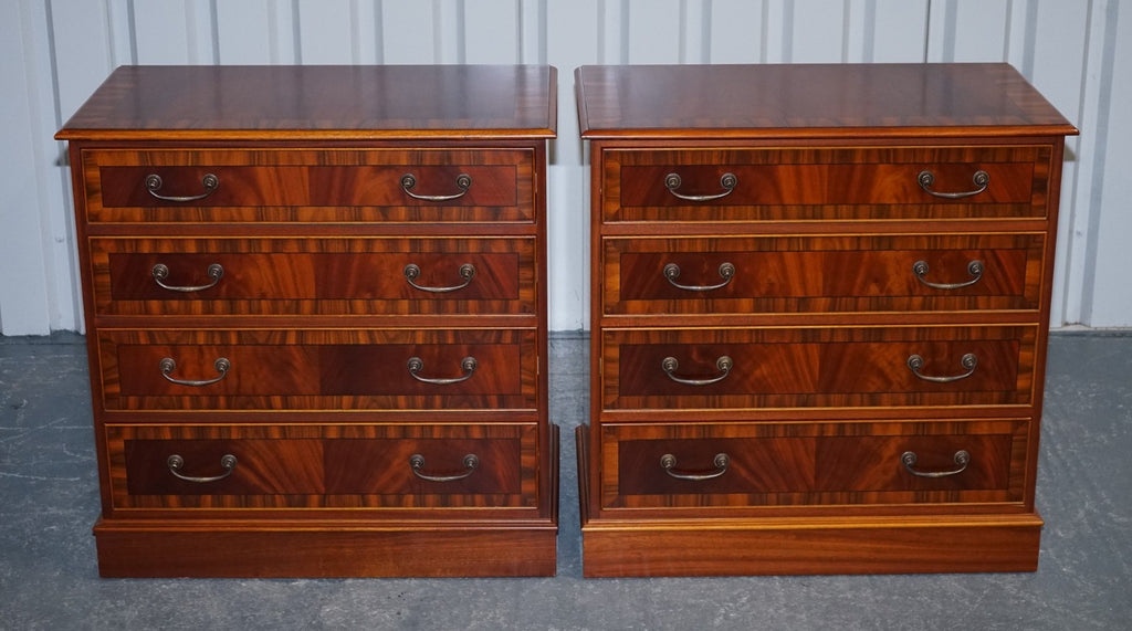 PAIR OF LARGE EDWARDIAN STYLE CHEST OF DRAWERS MADE BY PAUL SMITH BRIGHTON (3/3)