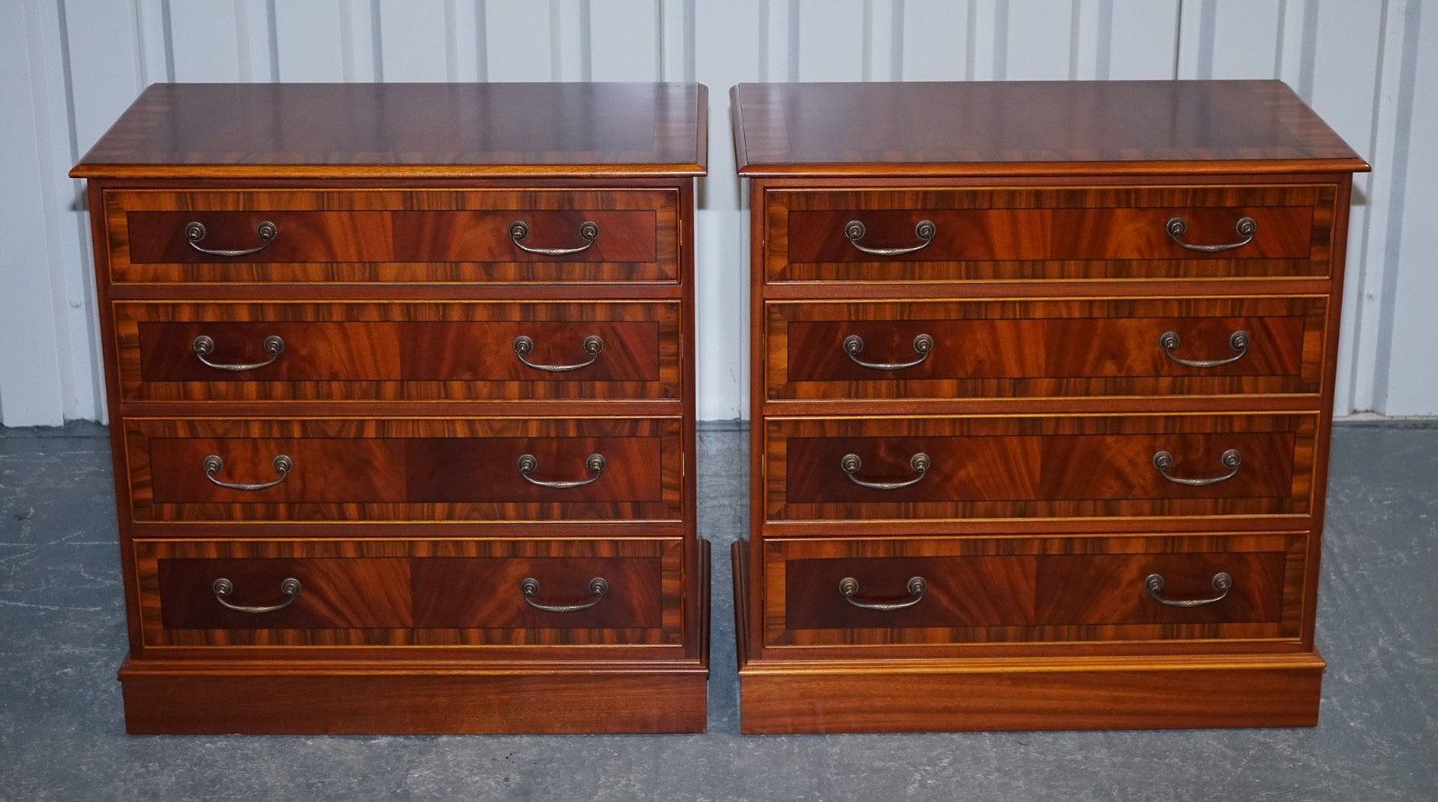 PAIR OF LARGE EDWARDIAN STYLE CHEST OF DRAWERS MADE BY PAUL SMITH BRIGHTON (3/3)