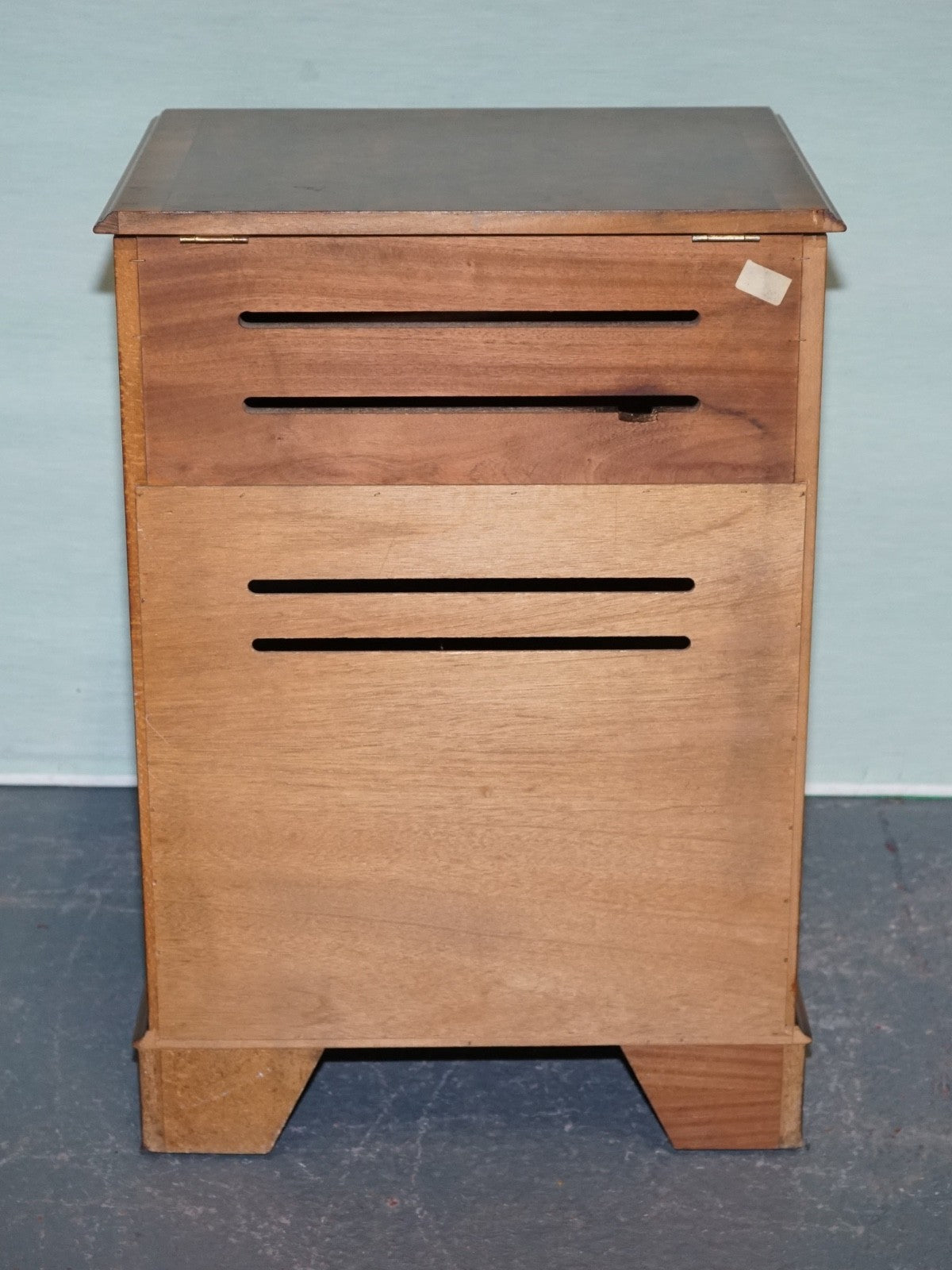 VINTAGE FAUX CHEST OF DRAWERS RECORD CABINET