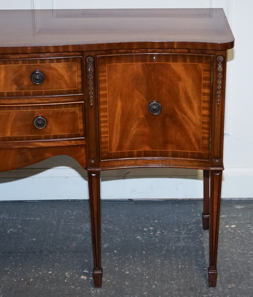 VINTAGE EDWARDIAN STYLE HARDWOOD SIDEBOARD MADE BY JAYCEE FURNITURE