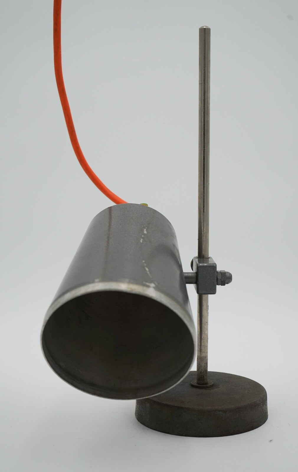 1940'S ENGLISH SALVAGED LABORATORY SCHOOL TABLE LAMP ADJUSTABLE LIGHT 001