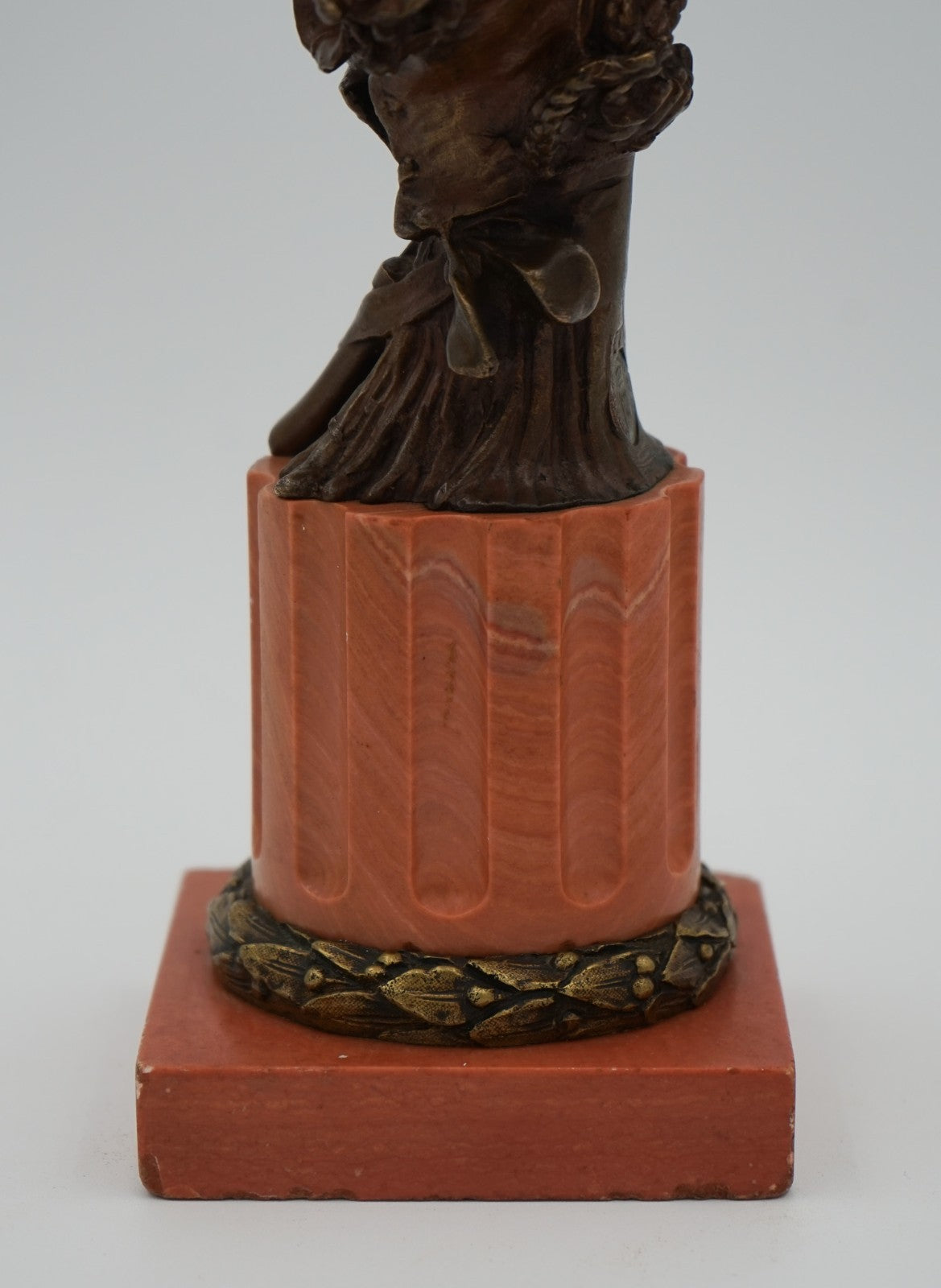 ANTIQUE 1885-1930 GEORGE VAN DER STRAETEN BRONZE BUST OF DUTCH LADY