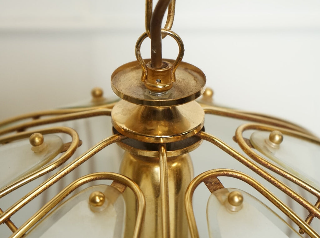 LOVELY ITALIAN ART DECO STYLE CHANDELIER LAMP
