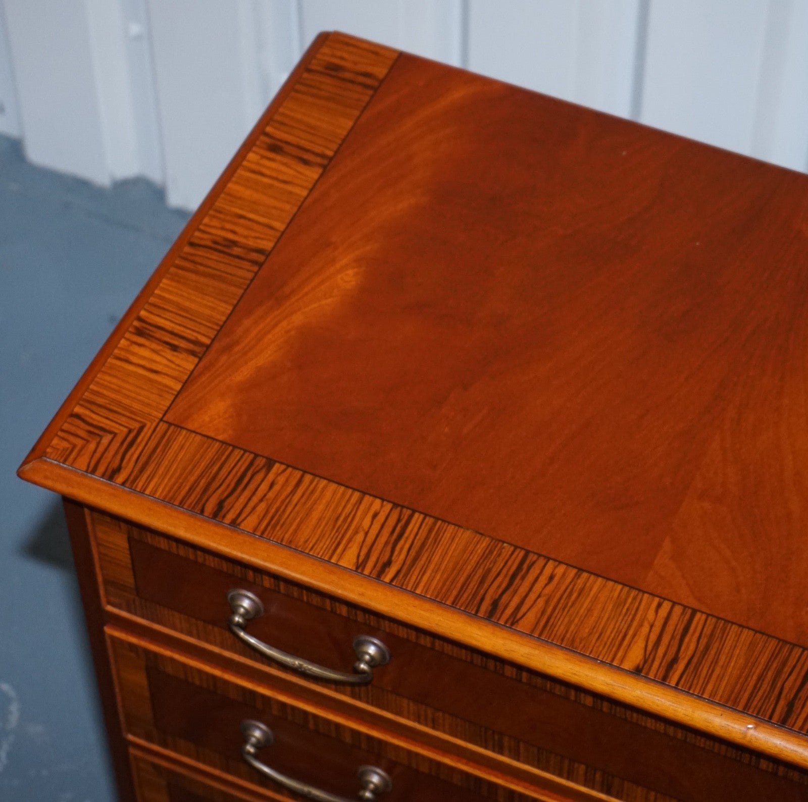 PAIR OF LARGE EDWARDIAN STYLE CHEST OF DRAWERS MADE BY PAUL SMITH BRIGHTON (1/3)