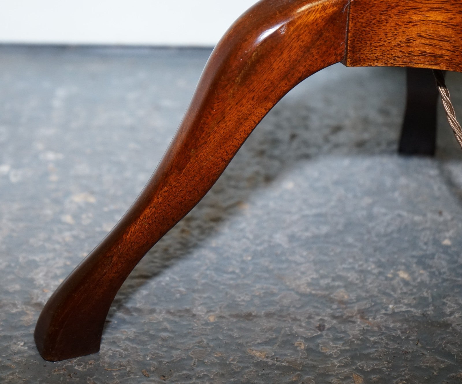 RARE HARRODS LONDON ENGLISH READING LAMP STAND SIDE TABLE WITH LAMP