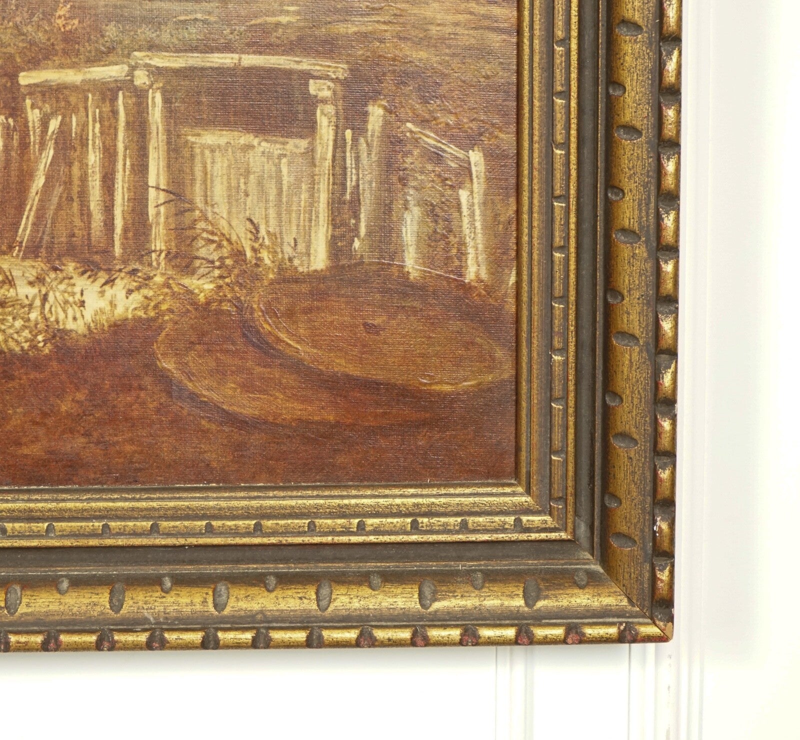 PAINTING AFTER JACOB VAN RUISDAEL THE MILL WIJK-BIJ-DUURSTEDE DUTCH 1628-1682