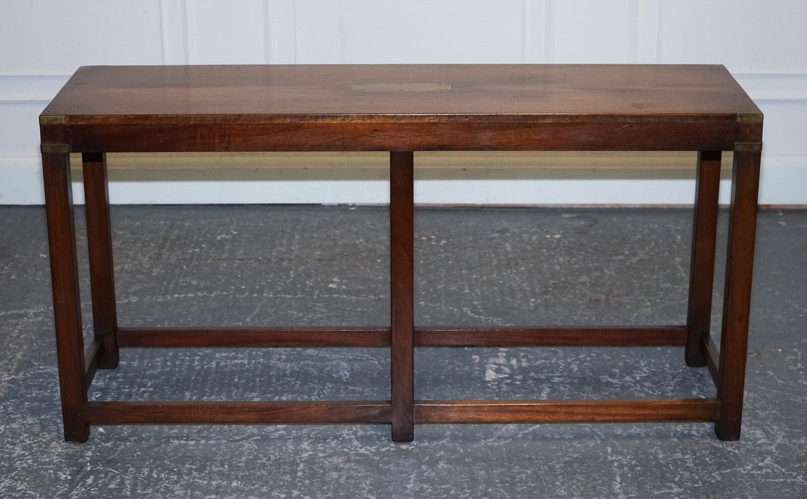 R.E.H KENNEDY FOR HARRODS LONDON CAMPAIGN SERVING TABLE CONSOLE TABLE SIDEBOARD