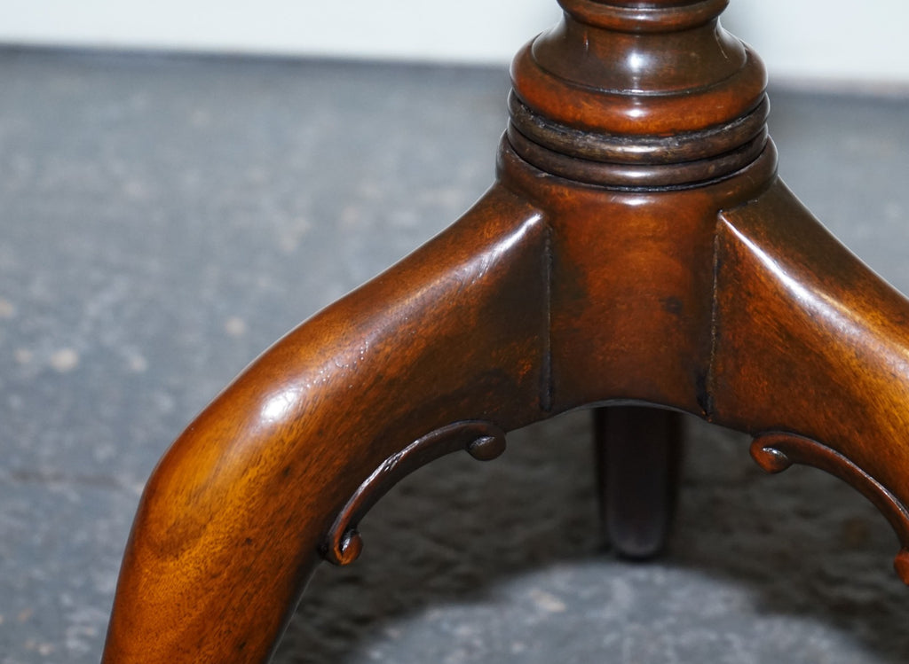 VINTAGE BRIGHTS OF NETTLEBED BURR WALNUT SIDE END WINE TABLE