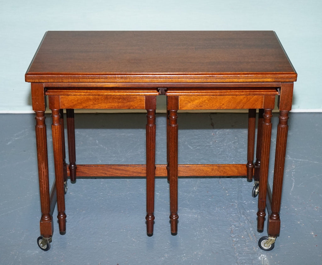MCINTOSH MID CENTURY NESTiNG EXTENDABLE TABLE SET