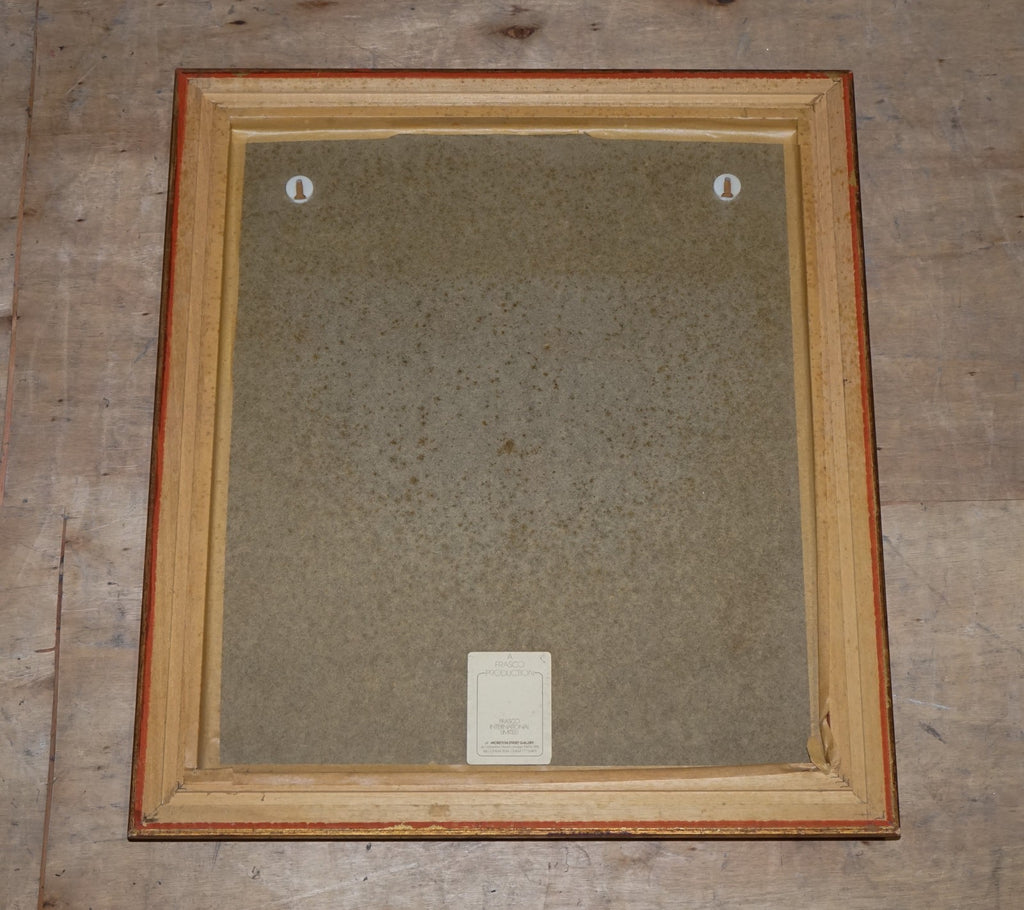 VINTAGE PRINT GILTED FRAME GENERAL JOHN R. FENWICK BY GILBERT STUART 71 X 61 CM
