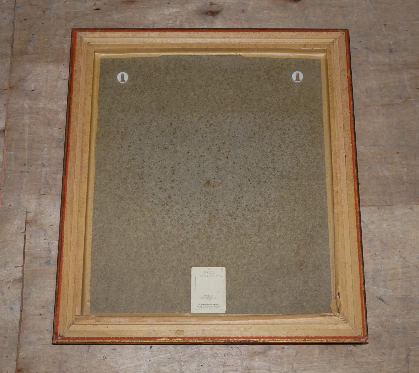 VINTAGE PRINT GILTED FRAME GENERAL JOHN R. FENWICK BY GILBERT STUART 71 X 61 CM