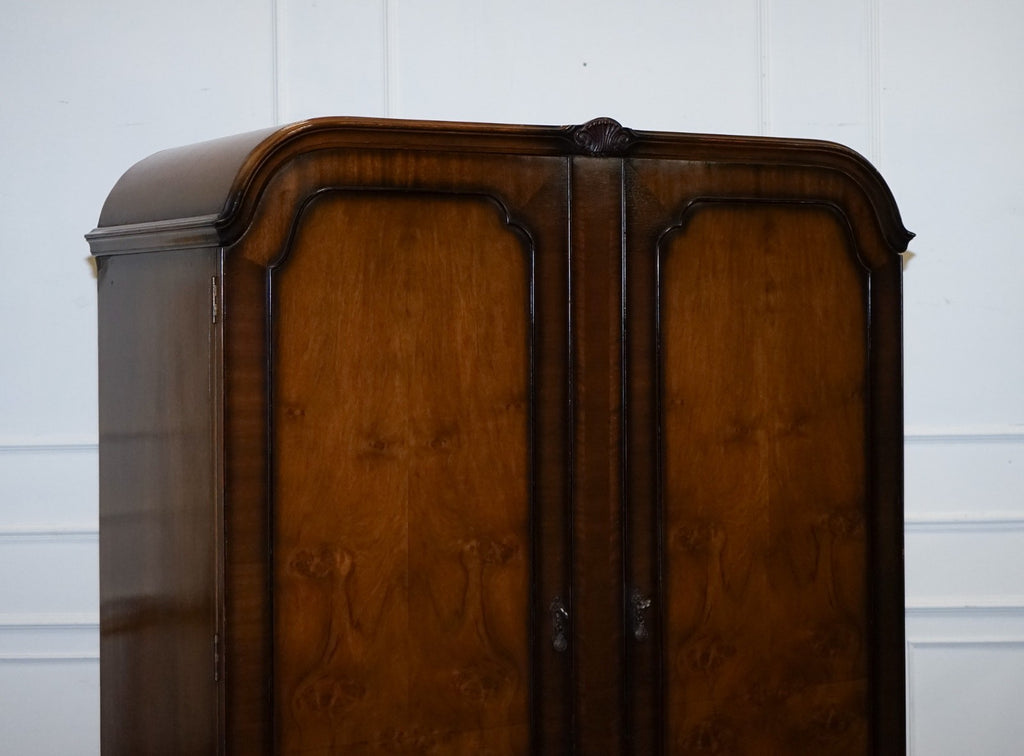 ART DECO 1920'S LARGE TWO DOOR WARDROBE OR AMOIRE