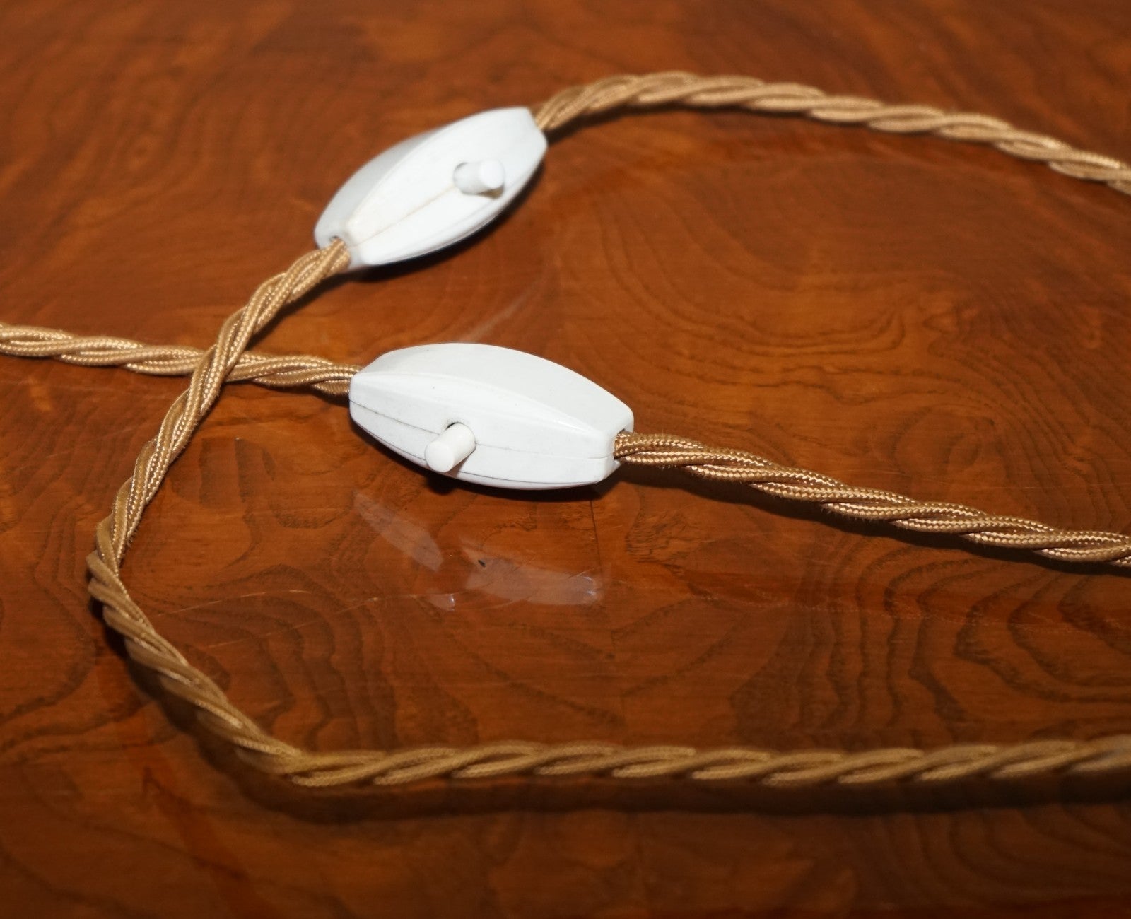 ANTIQUE PAIR OF ENGLISH OPEN BARLEY TWIST CONVERTED CANDLESTICKS TO  TABLE LAMPS