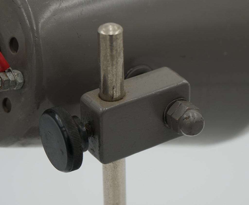 1940'S ENGLISH SALVAGED LABORATORY SCHOOL TABLE ADJUSTABLE LIGHT 002