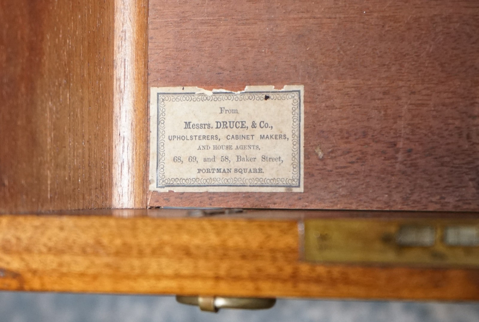 IMPORTANT ROYAL DRUCE & CO LONDON 1840's RESTORED BURR WALNUT TWIN PEDESTAL DESK