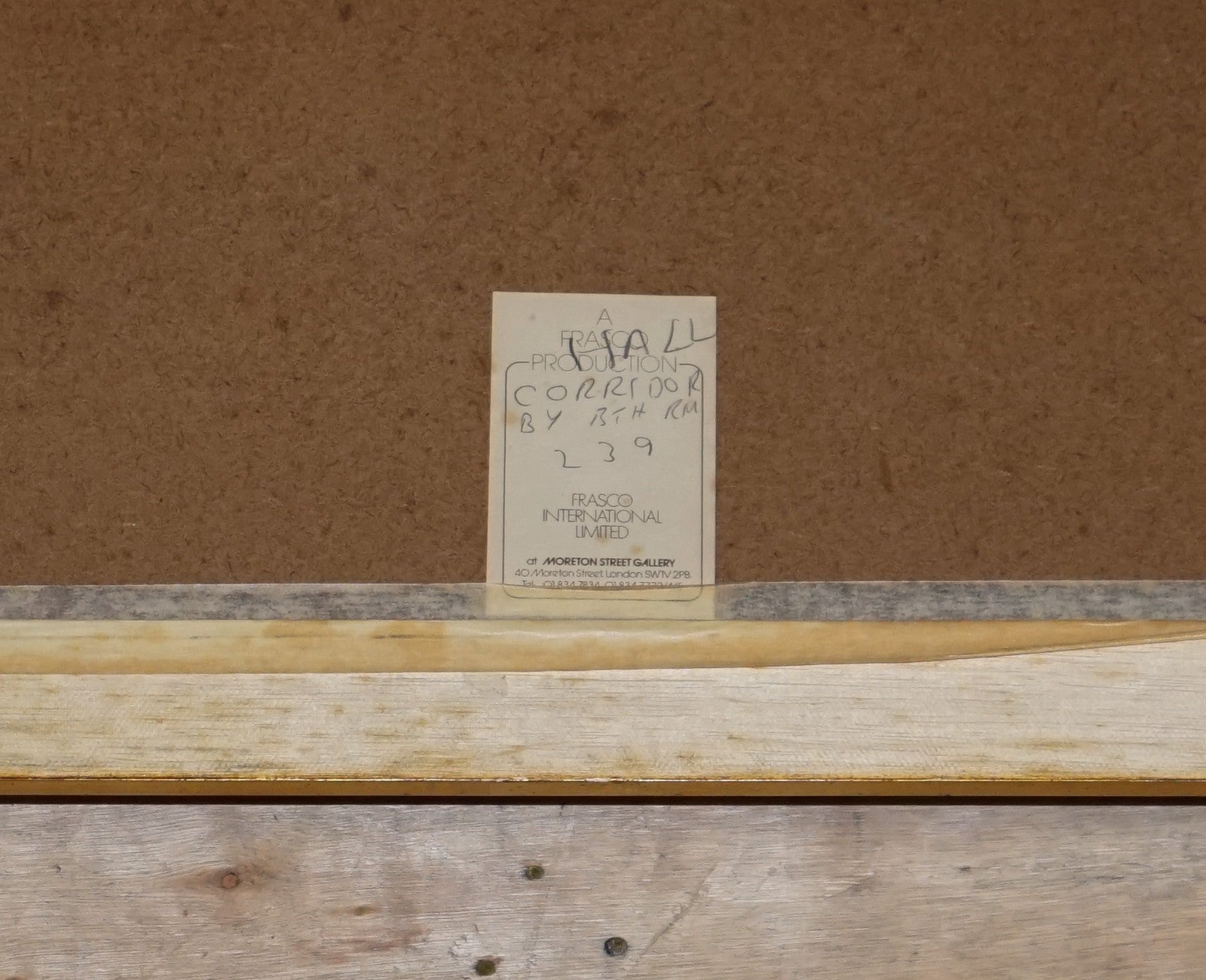 VINTAGE FRAMED PRINT IN GOLD FRAME BY DUTCH PAINTER JAN WIJNANTS 74 X 87 CM