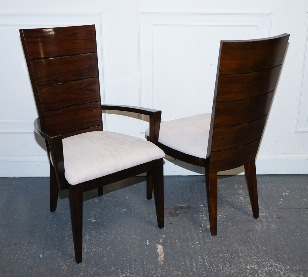 SET OF  10 DINING ART DECO STYLE CHAIRS BY GIORGIO COLLECTION ITALIAN DESIGNER