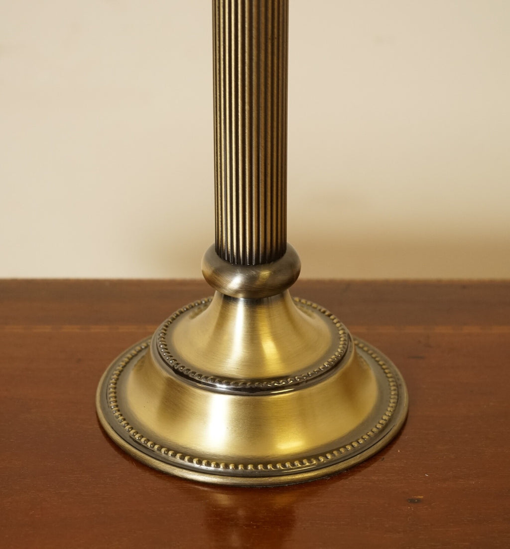 JOHN LEWIS SINGLE VINTAGE BRASS LOOK TABLE LAMP