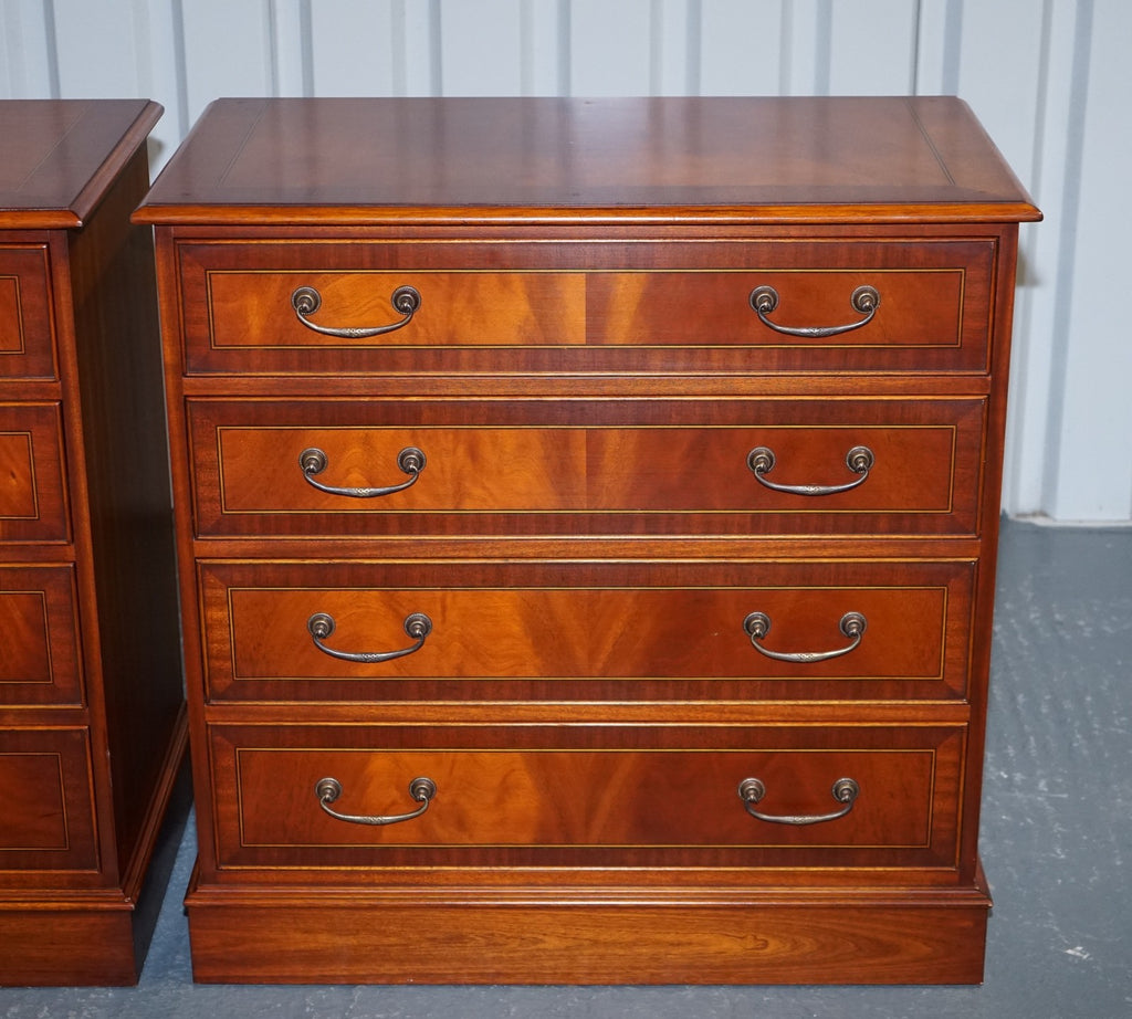 PAIR OF LARGE EDWARDIAN STYLE CHEST OF DRAWERS MADE BY PAUL SMITH BRIGHTON (2/3)