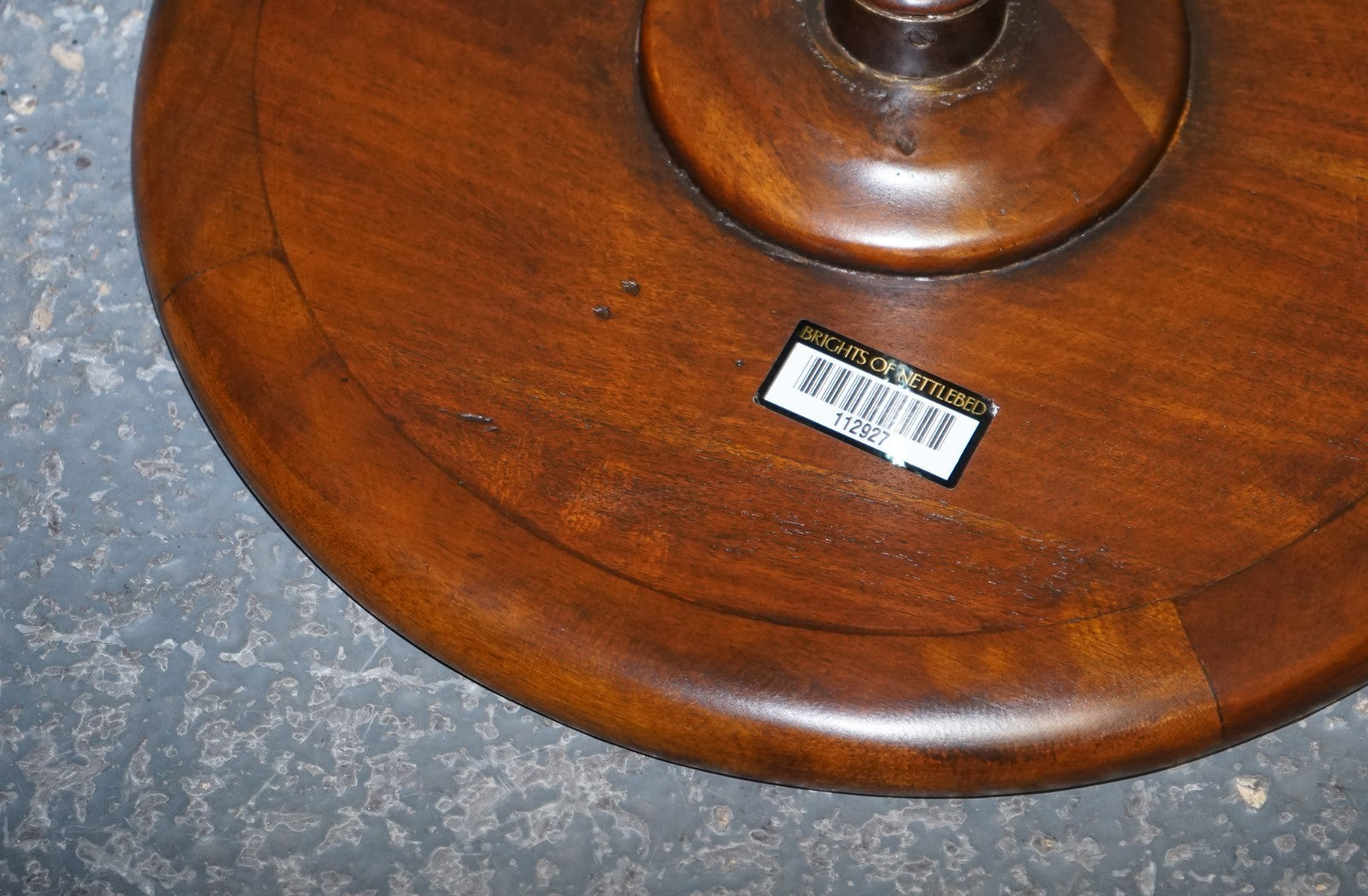 VINTAGE BRIGHTS OF NETTLEBED BURR WALNUT SIDE END WINE TABLE