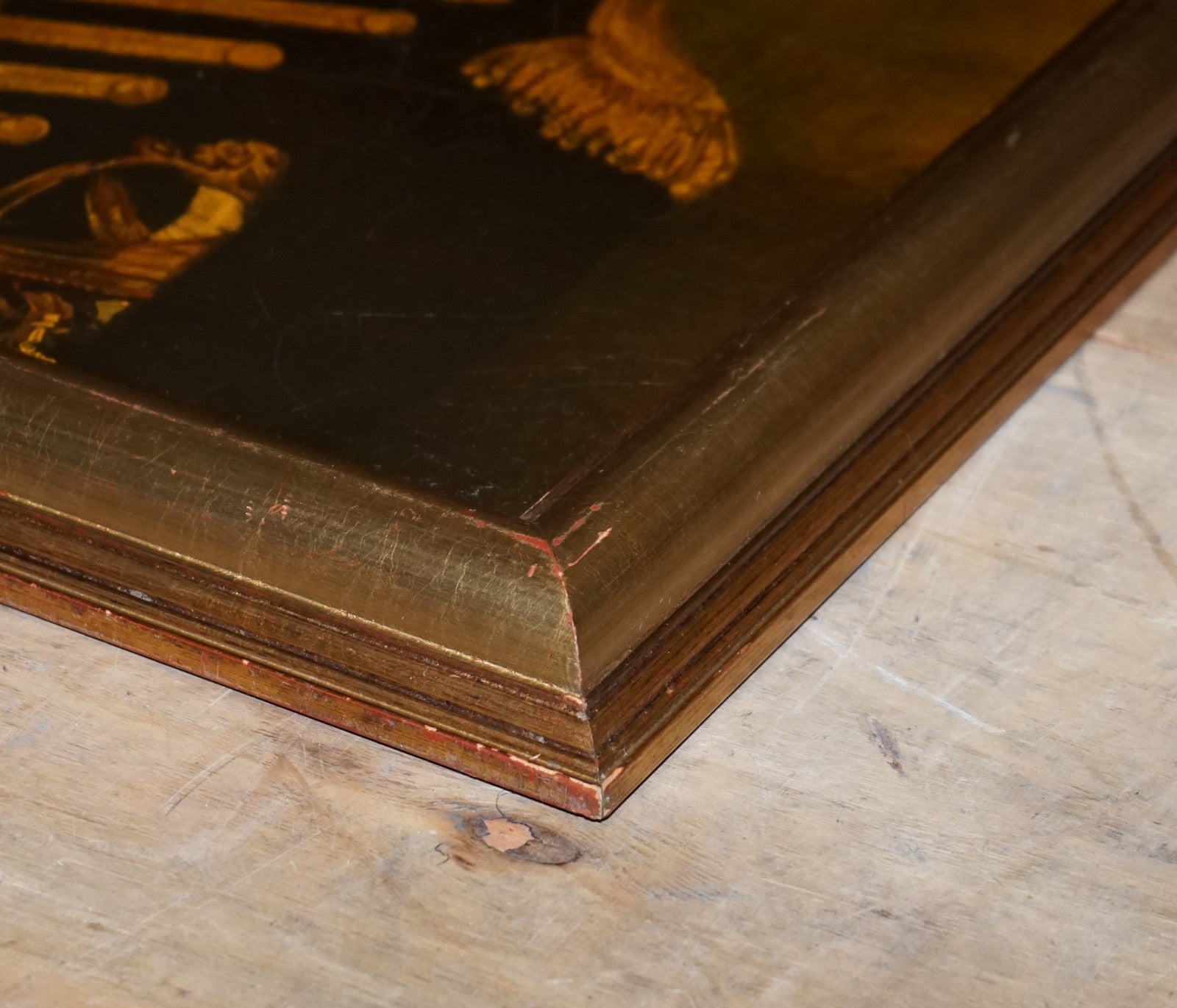 VINTAGE PRINT GILTED FRAME GENERAL JOHN R. FENWICK BY GILBERT STUART 71 X 61 CM