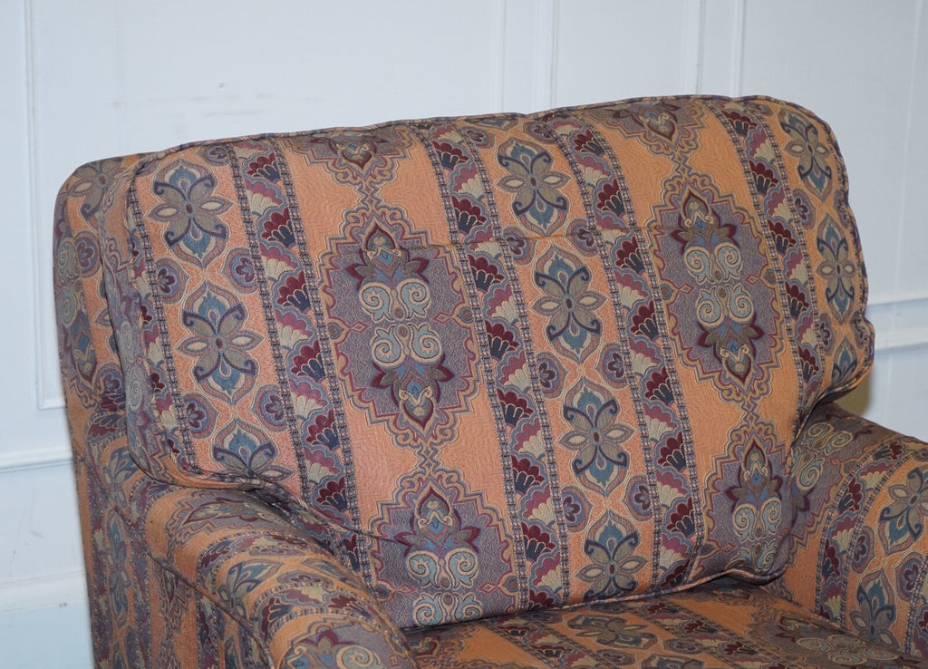 LOVELY MULTIYORK COUNTRYHOUSE REMOVABLE FABRIC HOWARD ARM STYLE LOUNGE ARMCHAIR