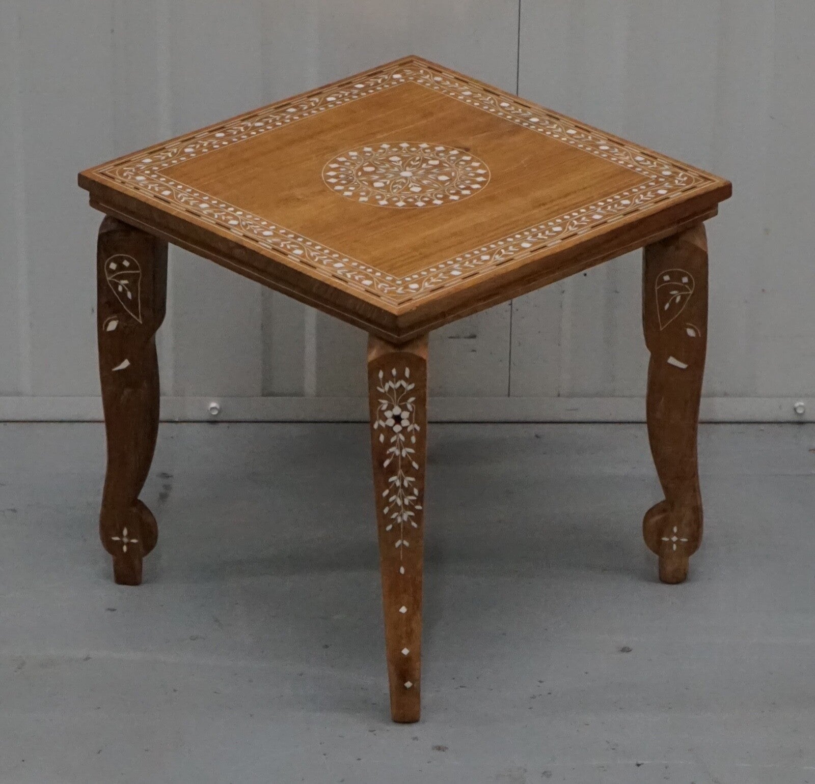 ANGLO INDIAN INLAID. WOODEN TABLE