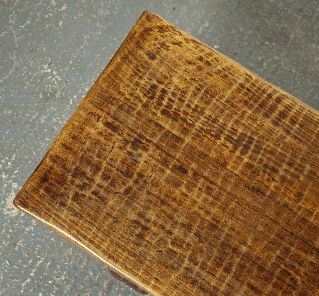 VINTAGE REFECTORY ROBERT MOUSEMAN THOMPSON STYLE DAZED OAK COFFEE TABLE J1