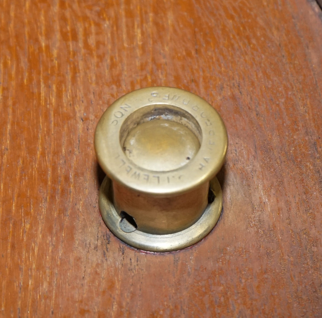 ANTIQUE VICTORIAN CIRCA 1885 ENGLISH G. LLEWELLIN & SONS BUTTER CHURN